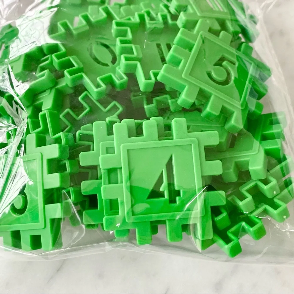 Green Number Puzzle Set for Kids - Picture 3 of 4